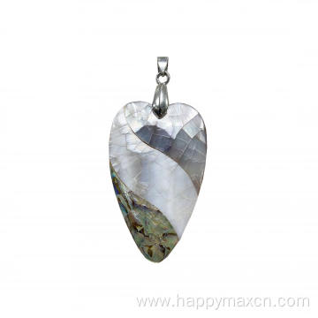 Craft shell abalone pendants charms for jewelry making